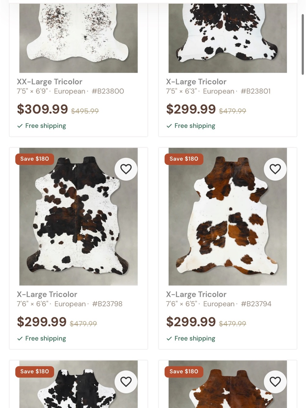 Sunshine Cowhides Rug - Speckled Brown & White 80x76 - Picture 7 of 12